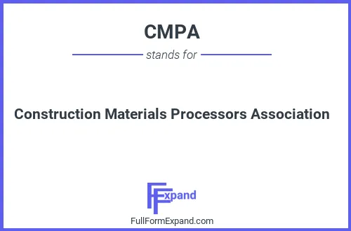 Full form of CMPA