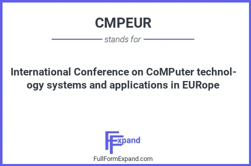Full form of CMPEUR