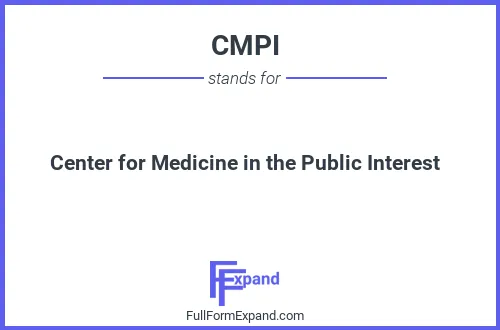 Full form of CMPI