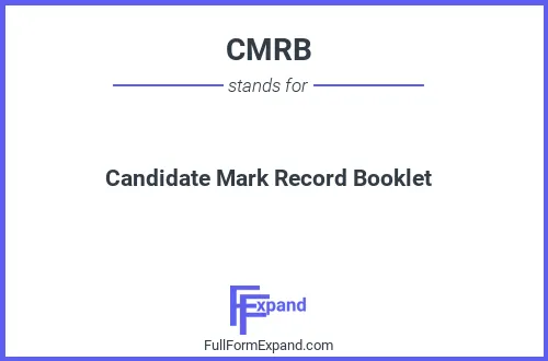 Full form of CMRB