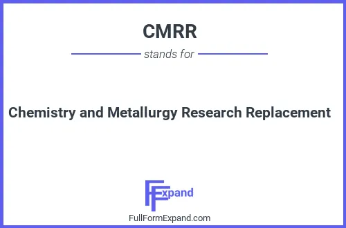 Full form of CMRR