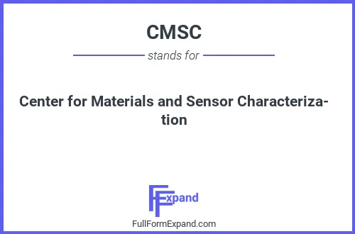 Full form of CMSC