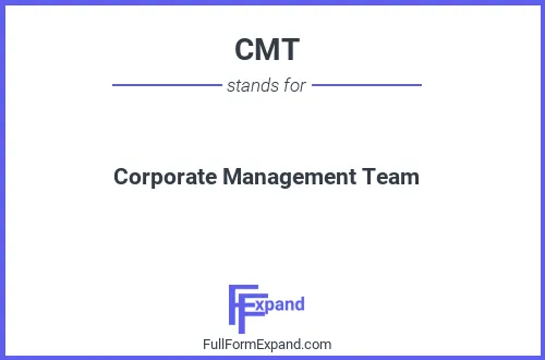 Full form of CMT