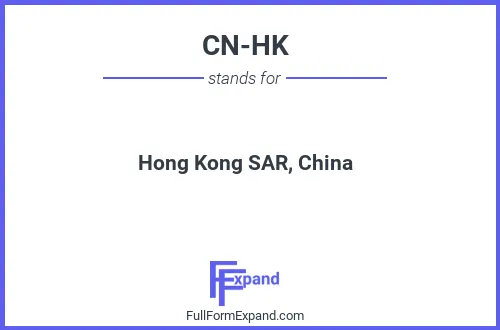 Full form of CN-HK