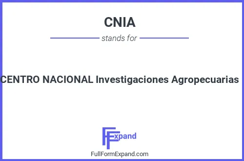 Full form of CNIA