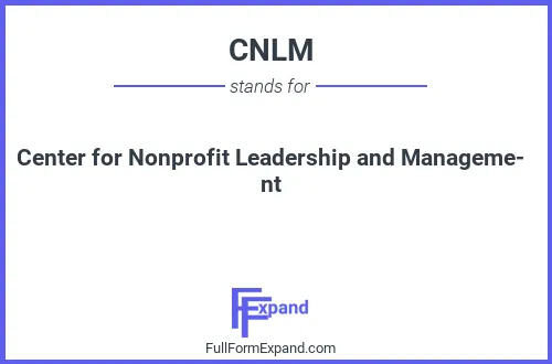 Full form of CNLM