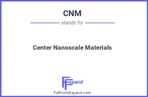 Full form of CNM