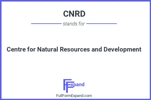 Full form of CNRD