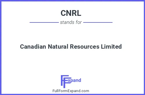 Full form of CNRL