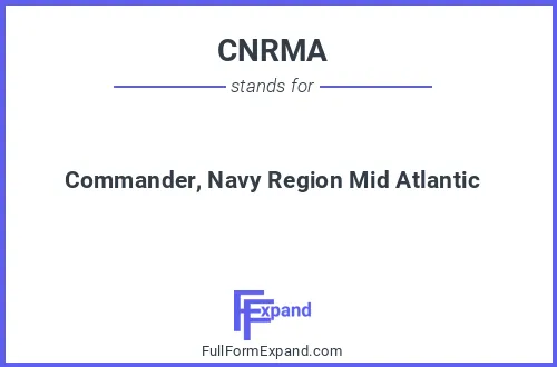 Full form of CNRMA