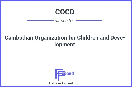 Full form of COCD