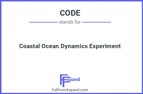 Full form of CODE