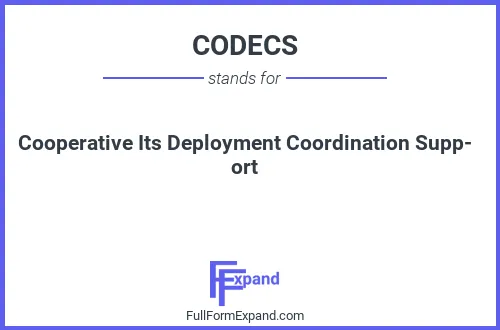 Full form of CODECS