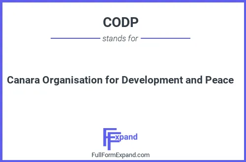 Full form of CODP