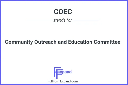 Full form of COEC