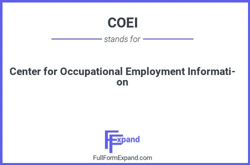 Full form of COEI