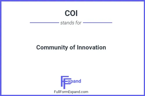 Full form of COI
