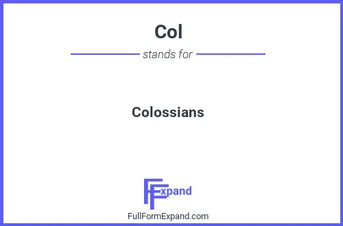 Full form of Col