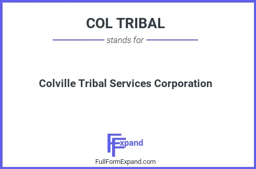 Full form of COL TRIBAL