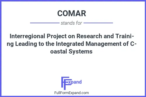 Full form of COMAR