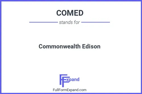 Full form of COMED