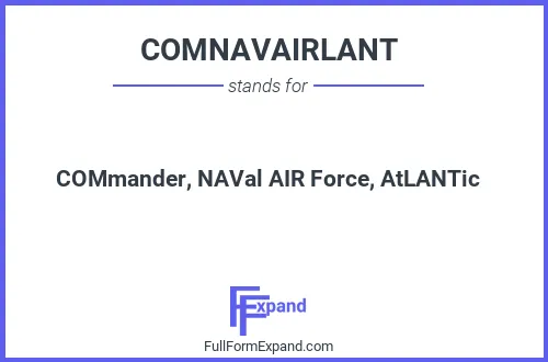 Full form of COMNAVAIRLANT
