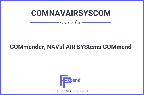 Full form of COMNAVAIRSYSCOM