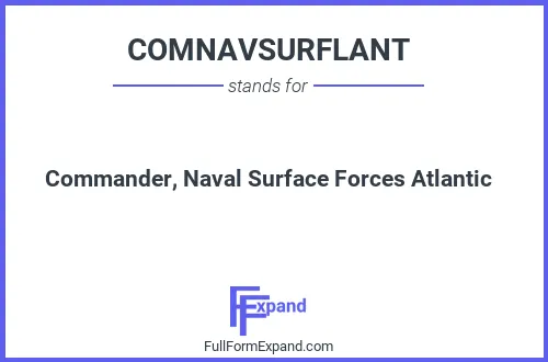 Full form of COMNAVSURFLANT