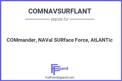 Full form of COMNAVSURFLANT