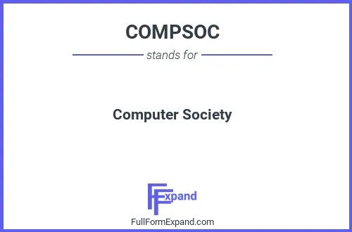Full form of COMPSOC