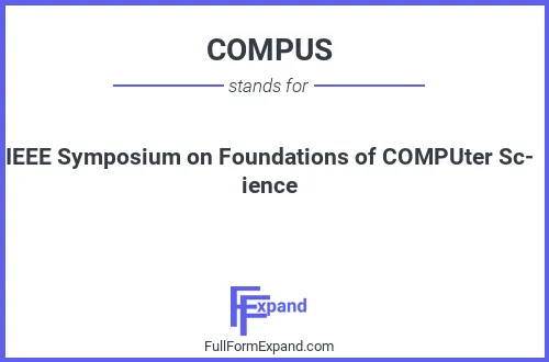 Full form of COMPUS