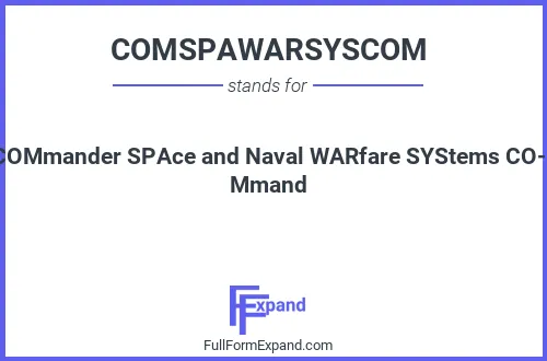 Full form of COMSPAWARSYSCOM