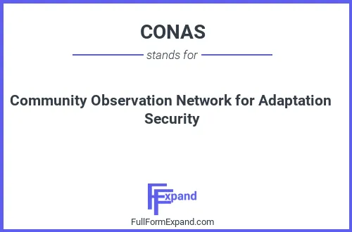 Full form of CONAS