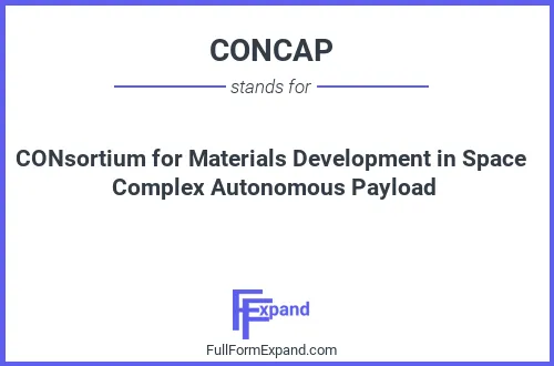 Full form of CONCAP