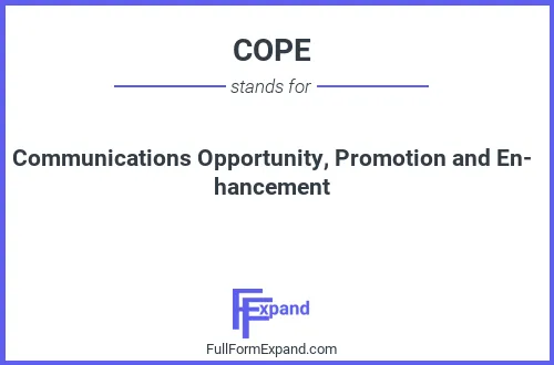 Full form of COPE