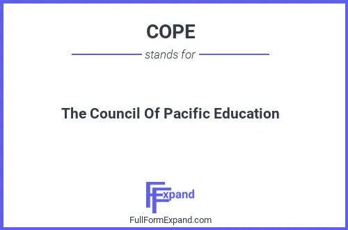 Full form of COPE