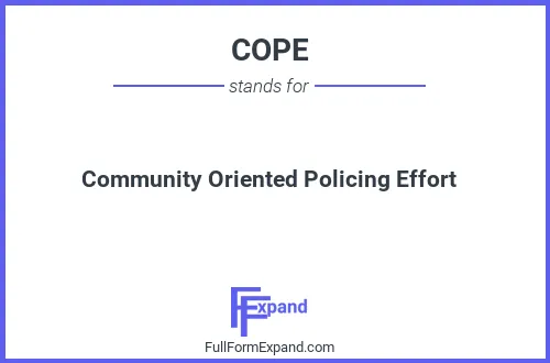 Full form of COPE