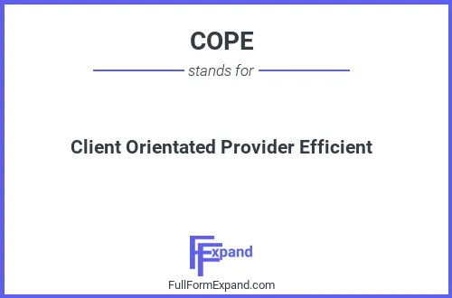 Full form of COPE