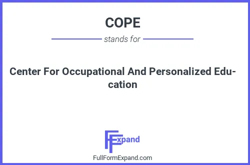 Full form of COPE