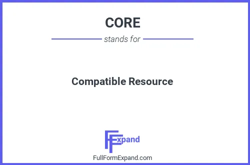 Full form of CORE
