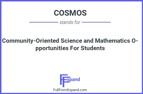 Full form of COSMOS