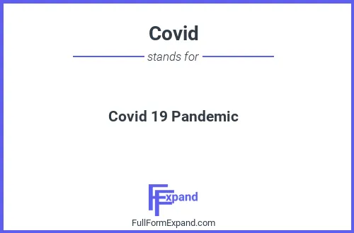 Full form of Covid