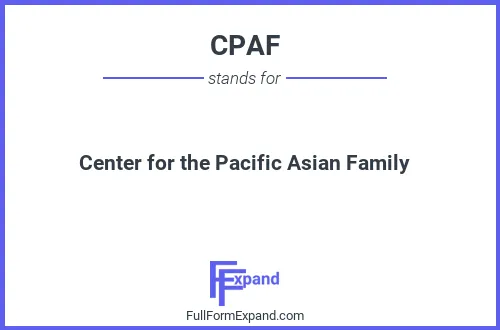 Full form of CPAF