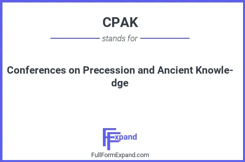 Full form of CPAK