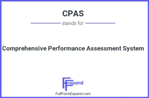 Full form of CPAS