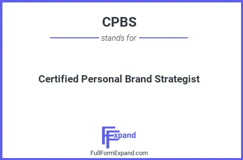 Full form of CPBS