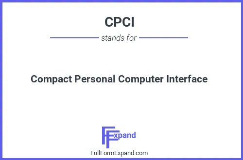 Full form of CPCI