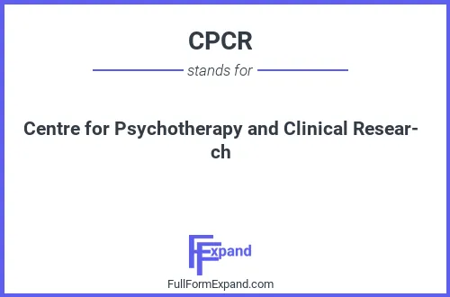 Full form of CPCR