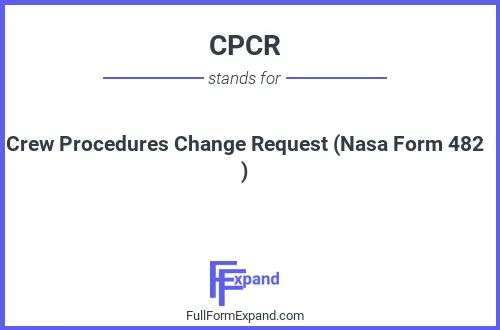 Full form of CPCR