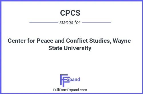Full form of CPCS